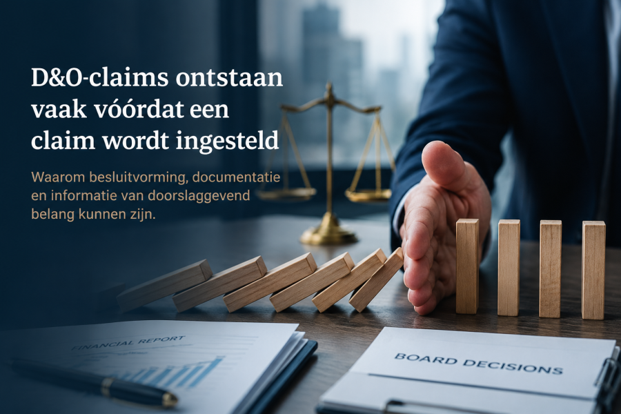 Niet het faillissement, maar de aanloop ernaartoe bepaalt vaak het D&O-risico
